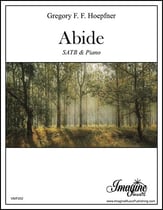 Abide SATB choral sheet music cover